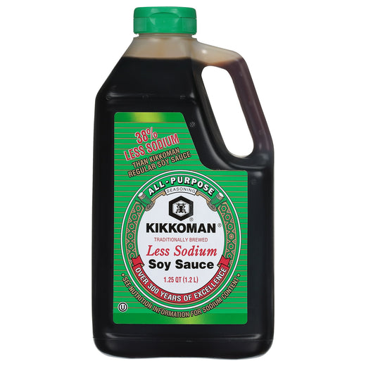 Kikkoman Less Sodium Soy Sauce, 40 oz Bottle